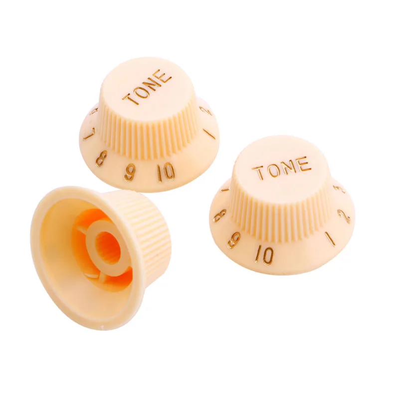 1 Volume 2 Tone Knob Button Guitar Control Knobs For FD ST Cream | Спорт и развлечения