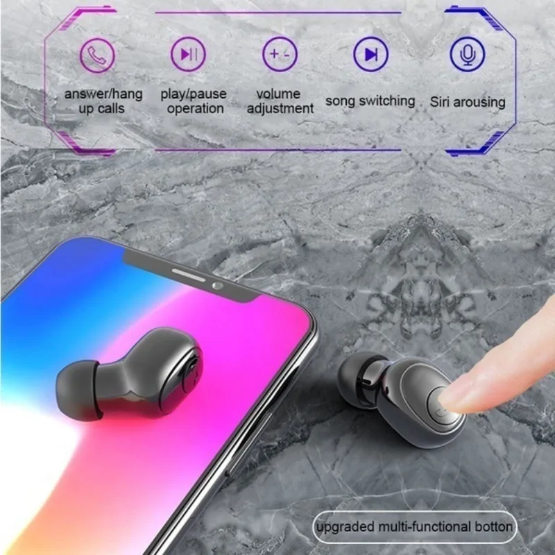 Yueetc G6S наушники-вкладыши TWS с Блютуз наушники беспроводные bluetooth свободные руки