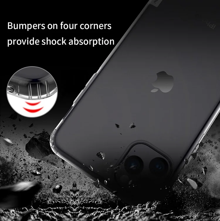 Для iPhone 11 чехол Nillkin натуральный прозрачный мягкий кремний TPU Защитный чехол для iPhone 11/X/XR/XS Max для iPhone 11 Pro
