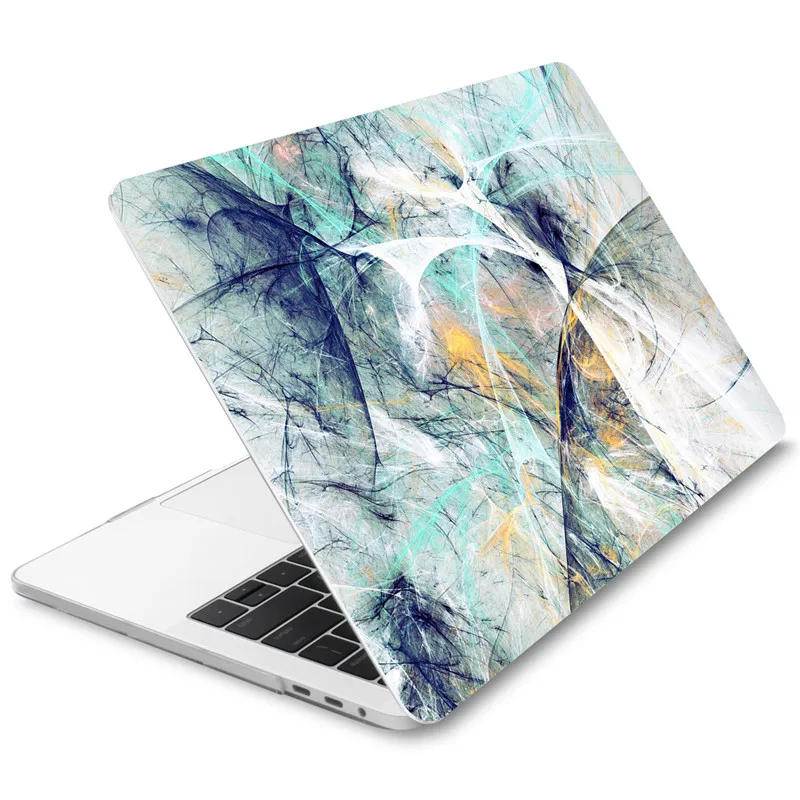 J311 4 в 1 Набор мраморный чехол для Apple MacBook Pro Air 13 15 16 дюймов Сенсорная панель A2141 A2159 A1932 A1706 A1990 жесткий чехол+ Бесплатный подарок - Цвет: J311