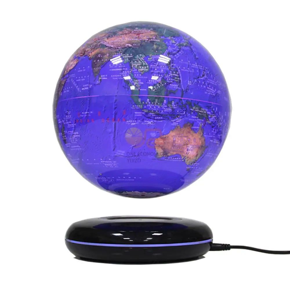 Домашнее украшение магнитная левитация 8 дюймов земляной вращающийся плавающий