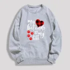 Толстовка Женская с круглым вырезом, тонкий свитшот свободного покроя, с принтом, в стиле Харадзюку, осень