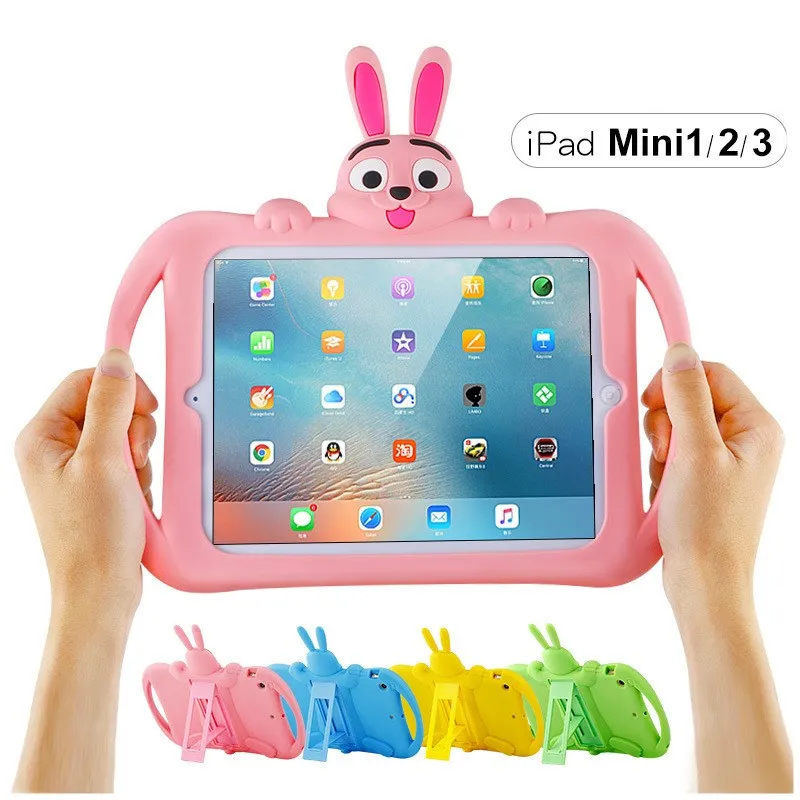 Мягкий силиконовый защитный чехол для ipad mini 1 2 3 5 4 экологичный милый детский