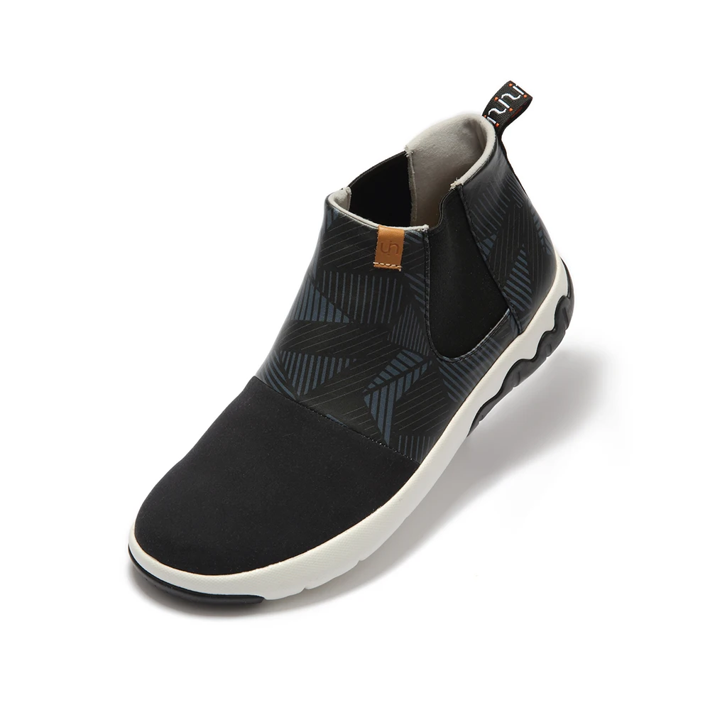 Туфли UIN мужские/женские высокие вязаные кроссовки из микрофибры удобная