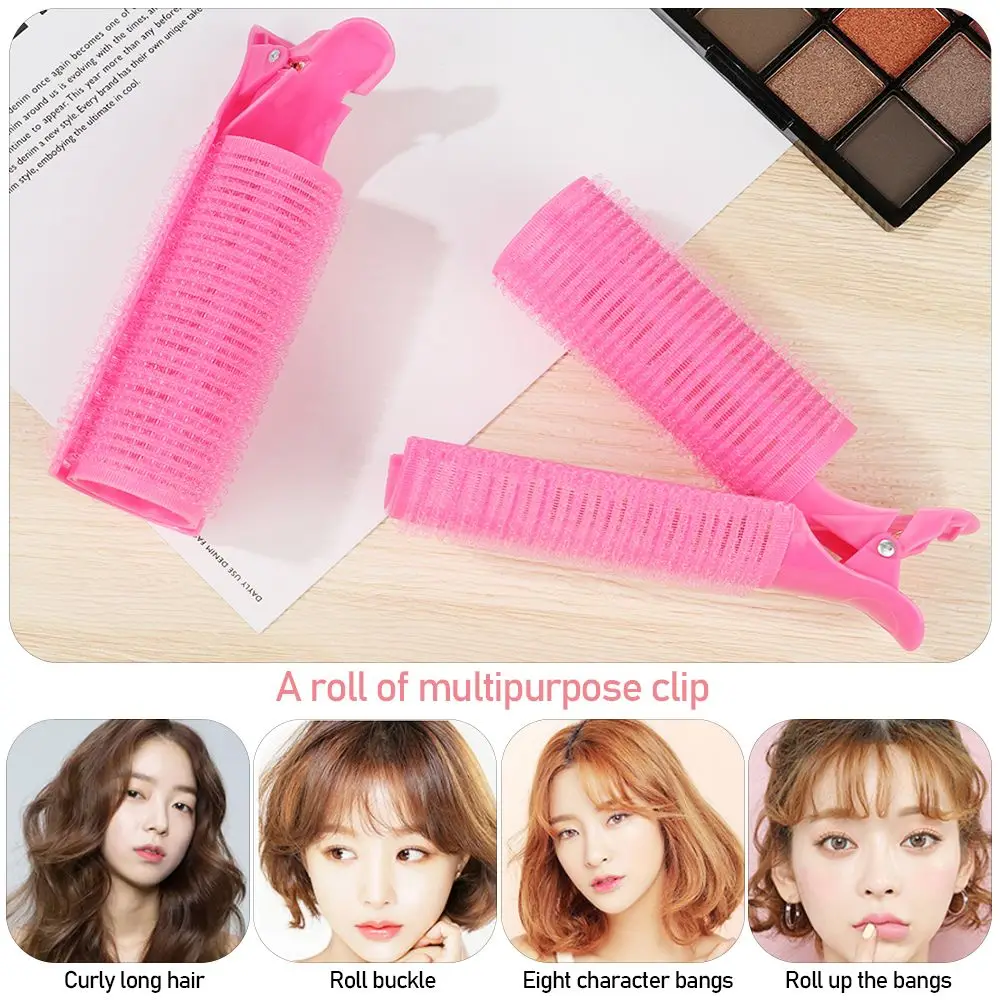 

Объемные бигуди для волос, челка, инструмент для парикмахерской, натуральный пушистый зажим для волос, волнистый ролик для волос, инструмен...