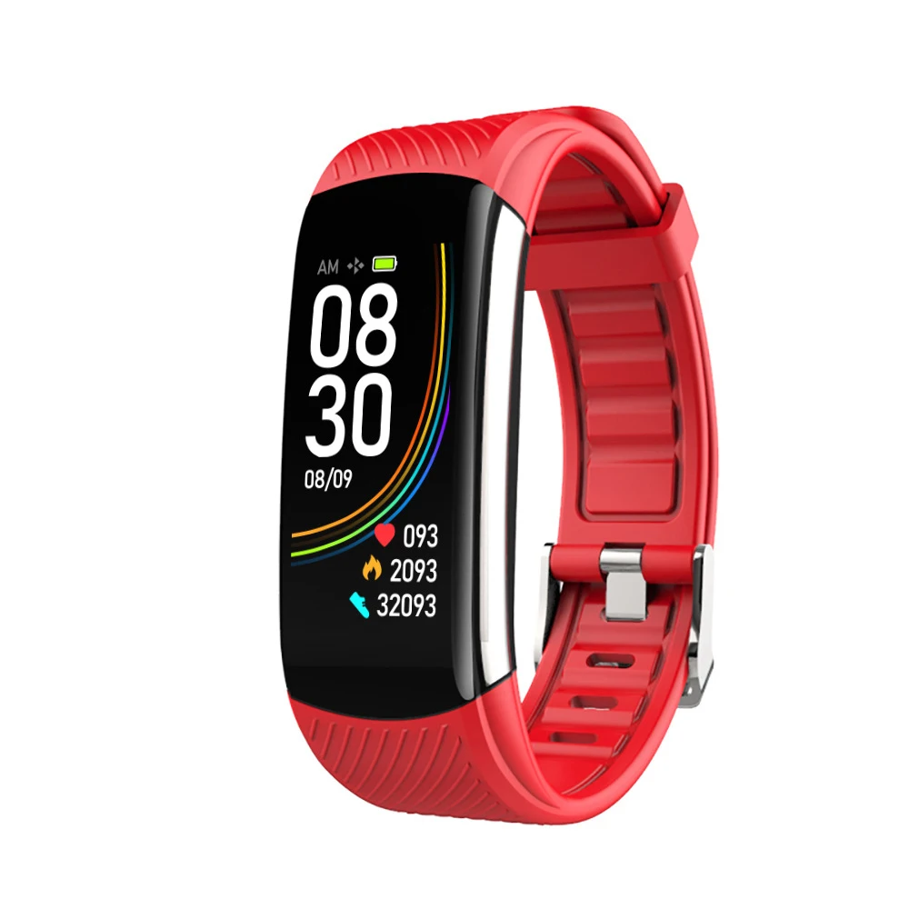 

Smart Bracelet Watch Body Temperature Fitness Tracker Band IP67 Waterproof Messaging Push Sports Health Monitor Smartband