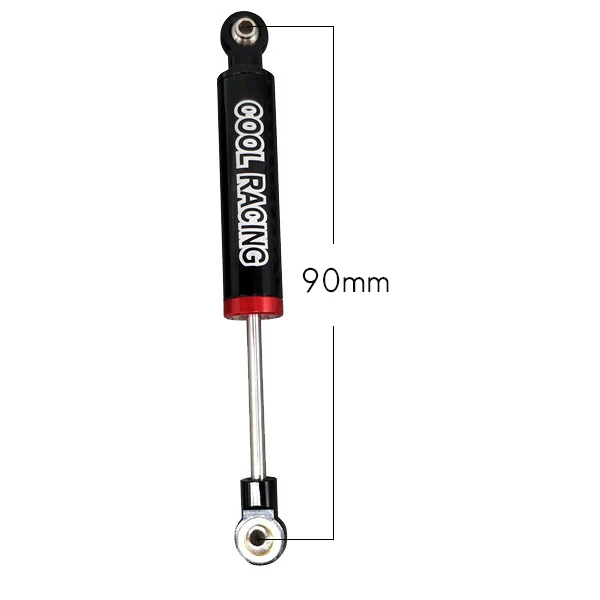 

COOL RACING 2PCS Internal Spring Metal Shock Absorber for 1/10 RC TRX-4 SCX10 D90 Parts