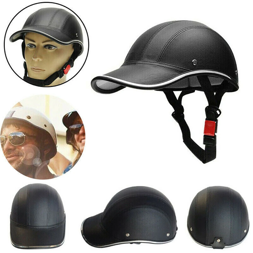 Открытый 1 шт. спортивный мотоцикл половина лица Винтаж Летний шлем шляпа Кепка