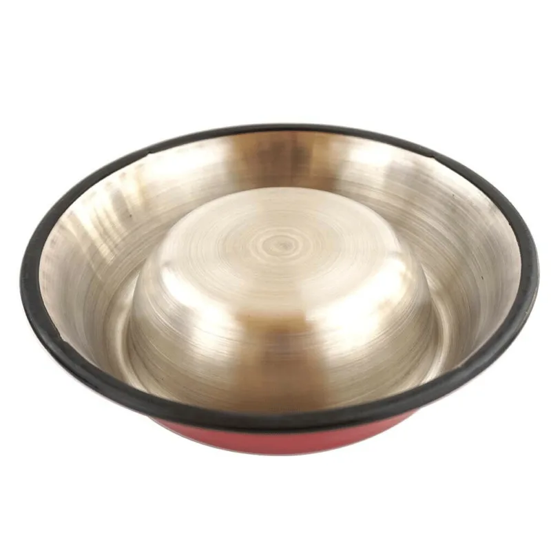 Портативная миска для щенков из нержавеющей стали питомцев новая кормушка