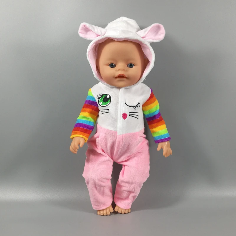 Кукольная одежда подходит для кукол рожденных 43 см аксессуары мультяшный