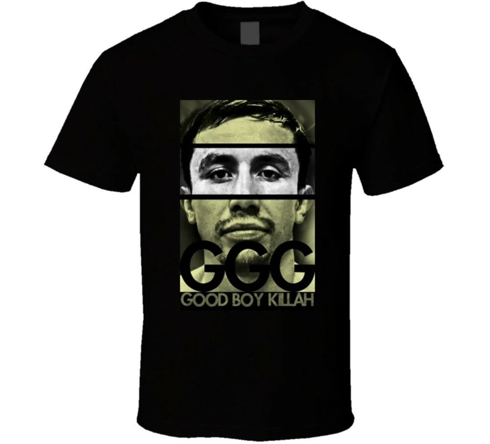 Gennady Ggg Golovkin Золотая боксерская футболка для мальчиков Killah высокого