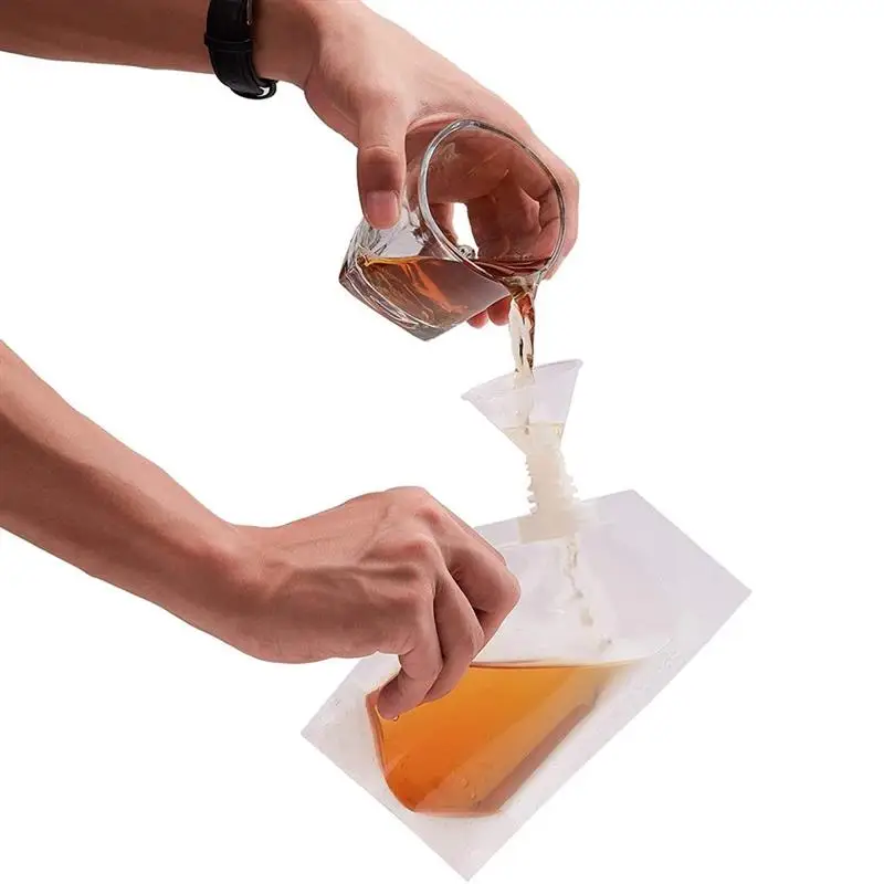 5 шт. фляжки с воронкой для питья многоразовые | Дом и сад