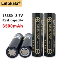 100 original high quality liitokala lii 35a 3 7v 18650 battery 3500mah rechargeable batteries 18650 battery for flashlight