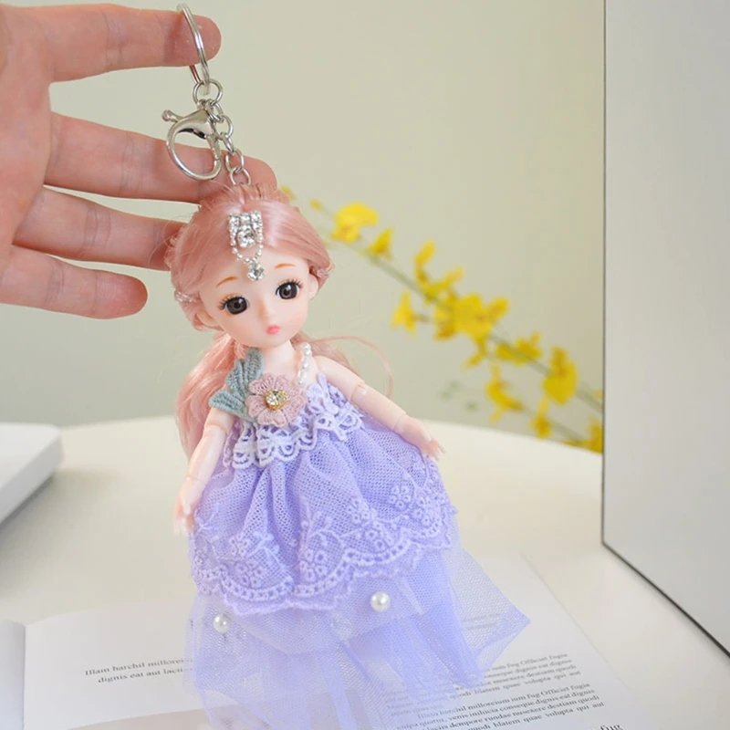 28EC брелок в виде принцессы пластиковый животного сумочка сумка кошелек