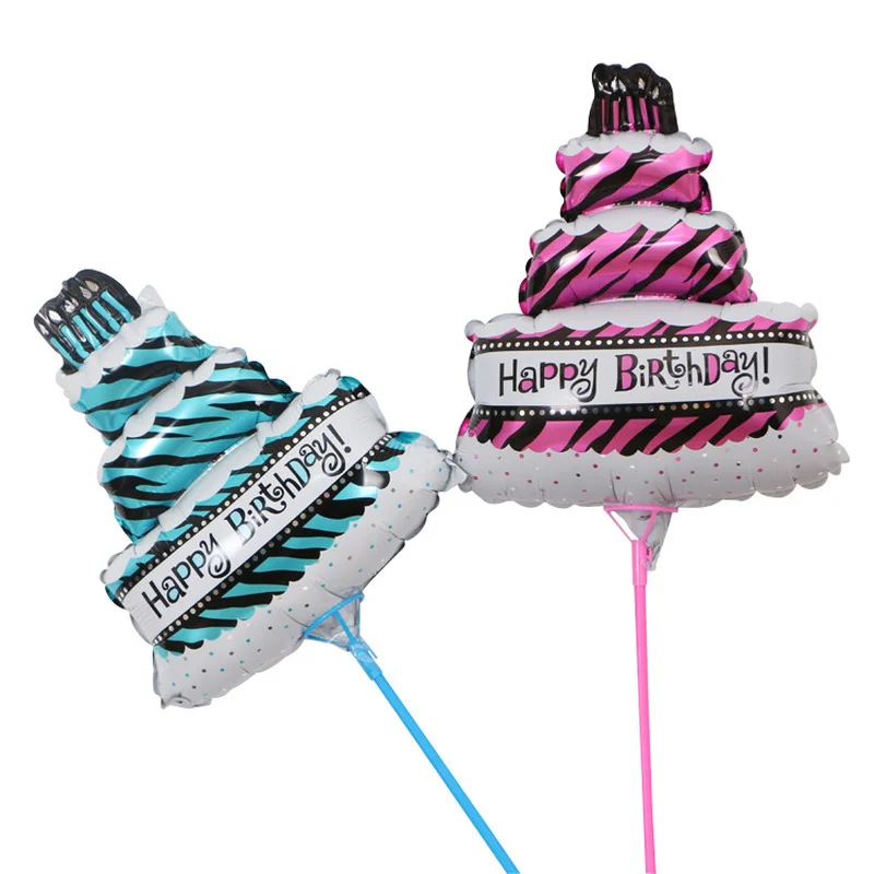 50 компл./лот 40 см Фольга шар палочка красочные стержни из ПВХ для поставок