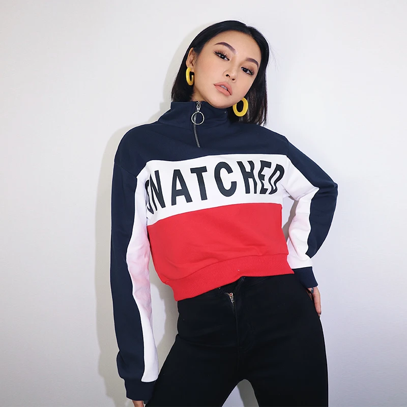 Новинка 2019 модная повседневная женская одежда свитшот с надписью Женская