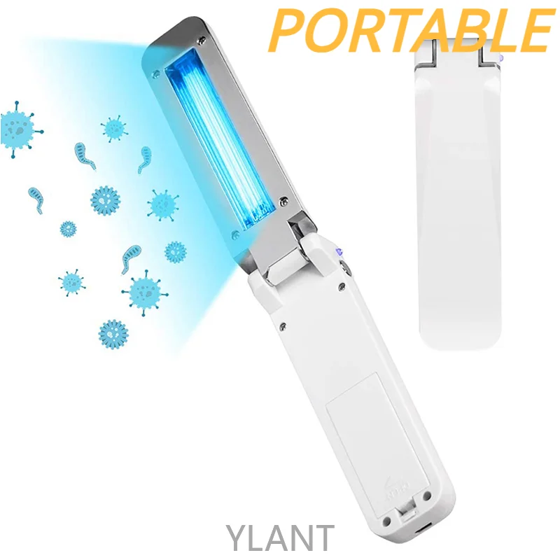 

USB Portable UVC Sterilization Stick Disinfection Lamp Personal Traveling Sterilizer UV Sanitizer Light Hand Folded UV Lights