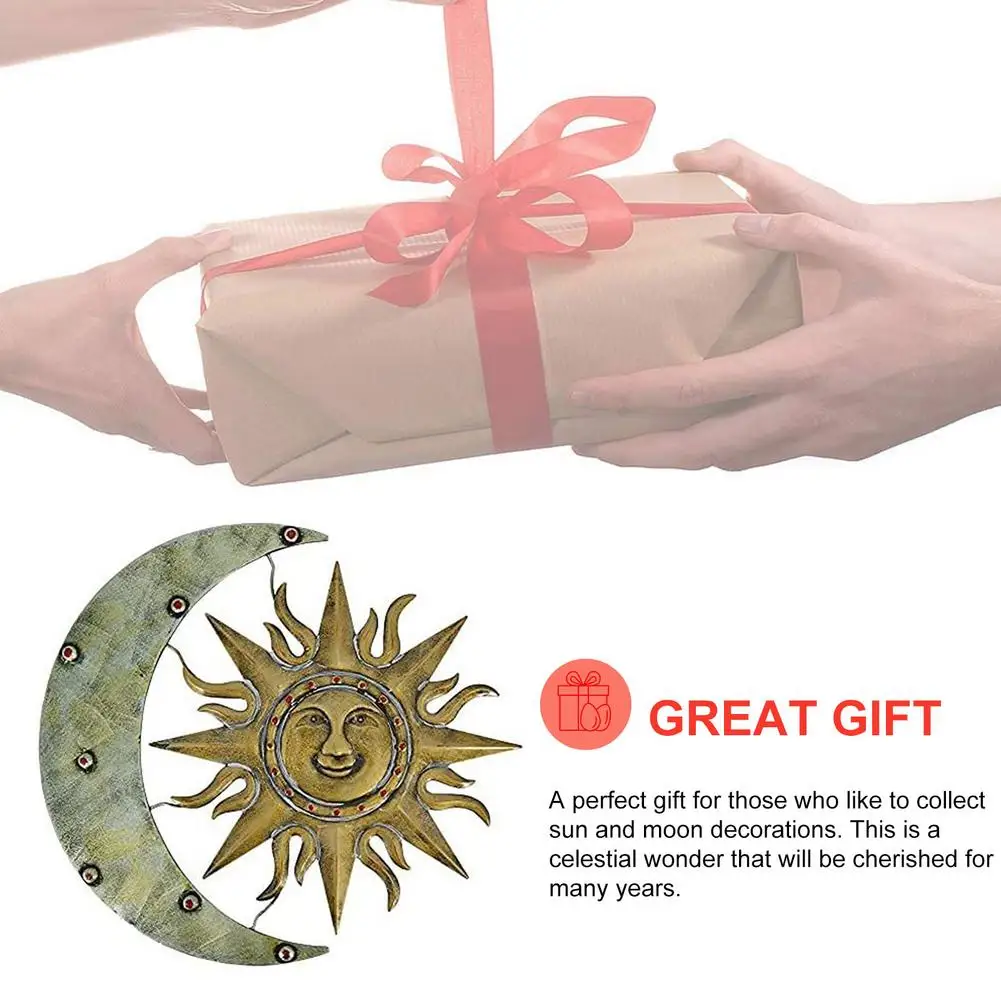 13 АЦТЕКСКИХ Солнце Луна Металлический Настенный декор небесная тематика ручная