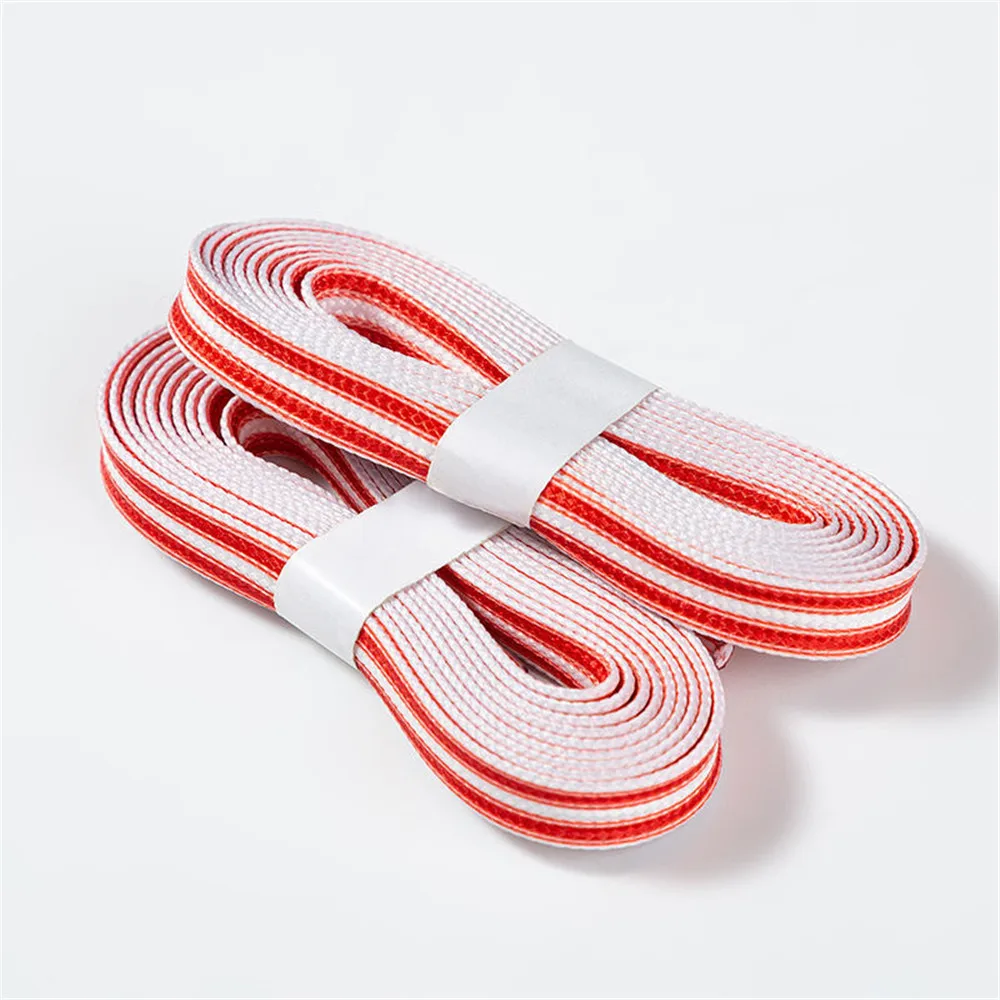 Фото 1 Pair White Orange Stitching Color Casual Shoelaces Sneakers sports Canvas Shoes laces Bootstrings Обувь 1 Pair White Orange Stitching Color Casual Shoelaces Sneakers sports Canvas Shoes laces Bootstrings Обувь