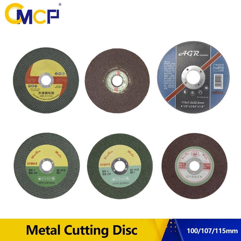 

CMCP 100/107/115mm Metal Cutting Disc For Cutting Stainless Steel Resin Cutting Disc Cut Off Wheels For Angle Grinder Saw Disc