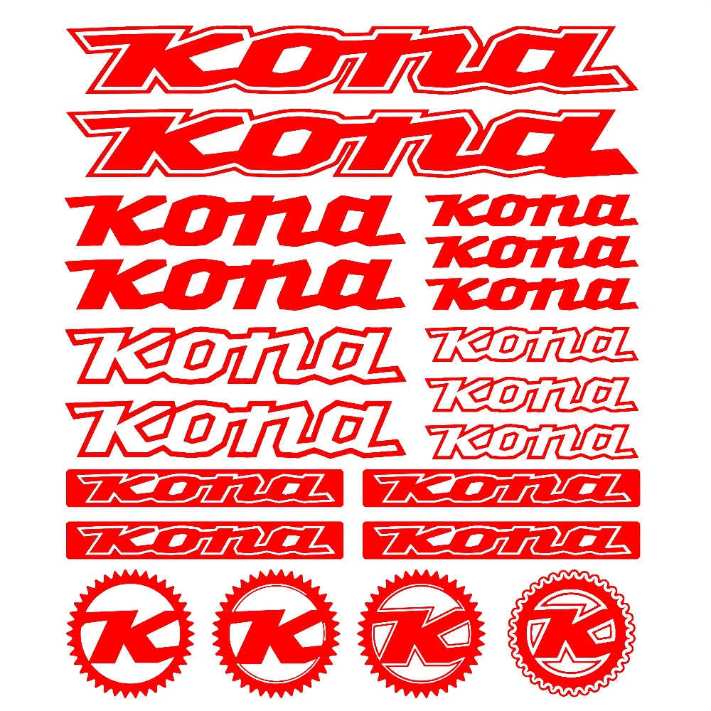 Автомобильная наклейка для Kona рама велосипеда графический Стайлинг Набор