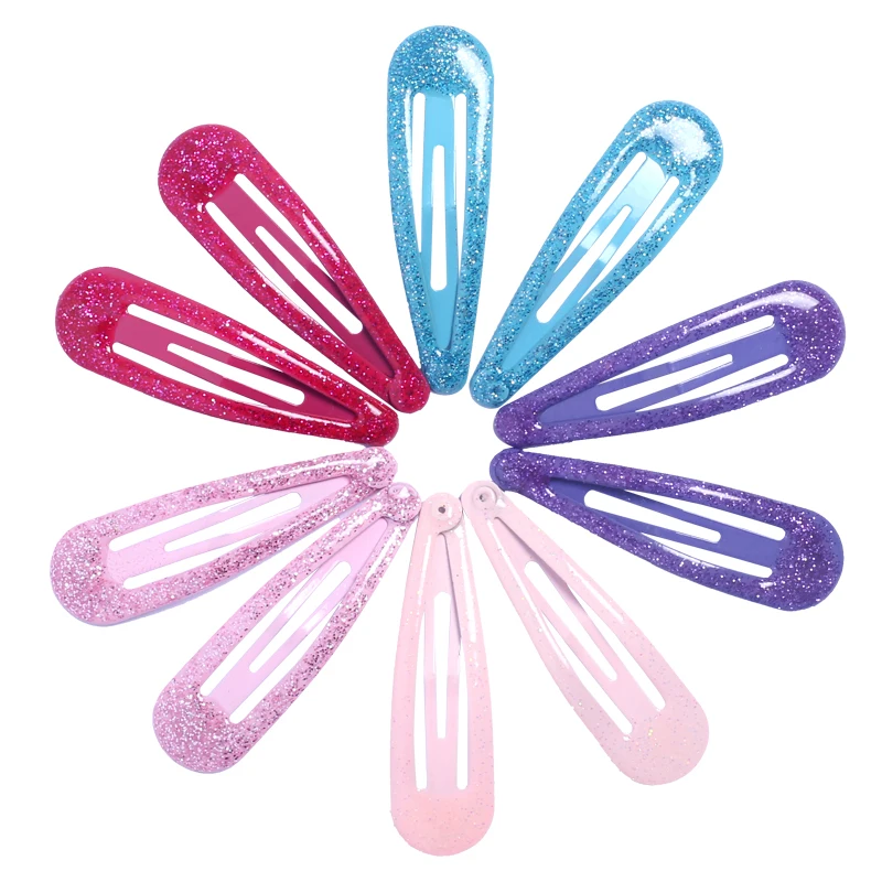 20 шт. заколки для волос маленьких девочек детские цветная блестящая Шпилька
