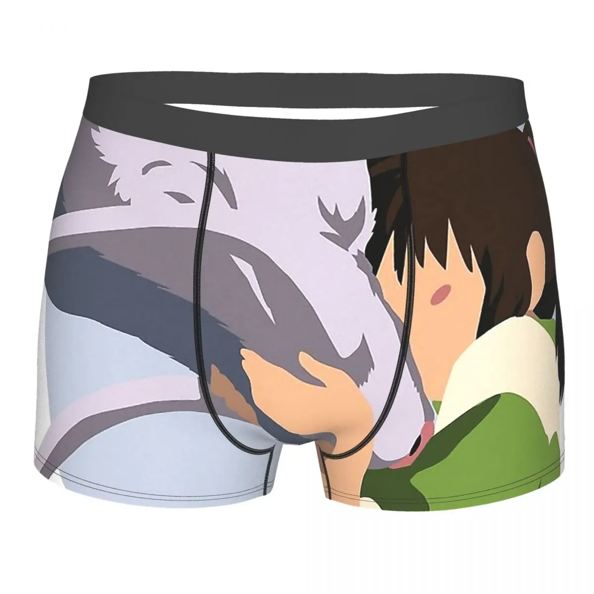 

Haku And Chihiro Spirited Away Animated Fantasy Film Underpants Breathbale Panties Men's Underwear Sexy Shorts Boxer Briefs