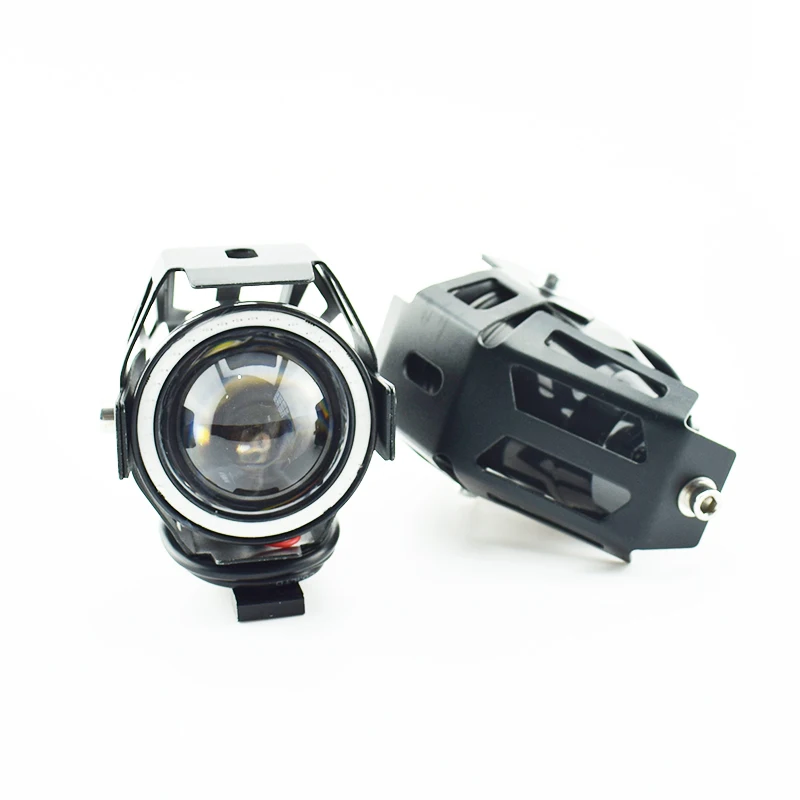 Фары для мотоцикла светодиодные фары 12 В 125 Вт u7 6000k точечные светильники