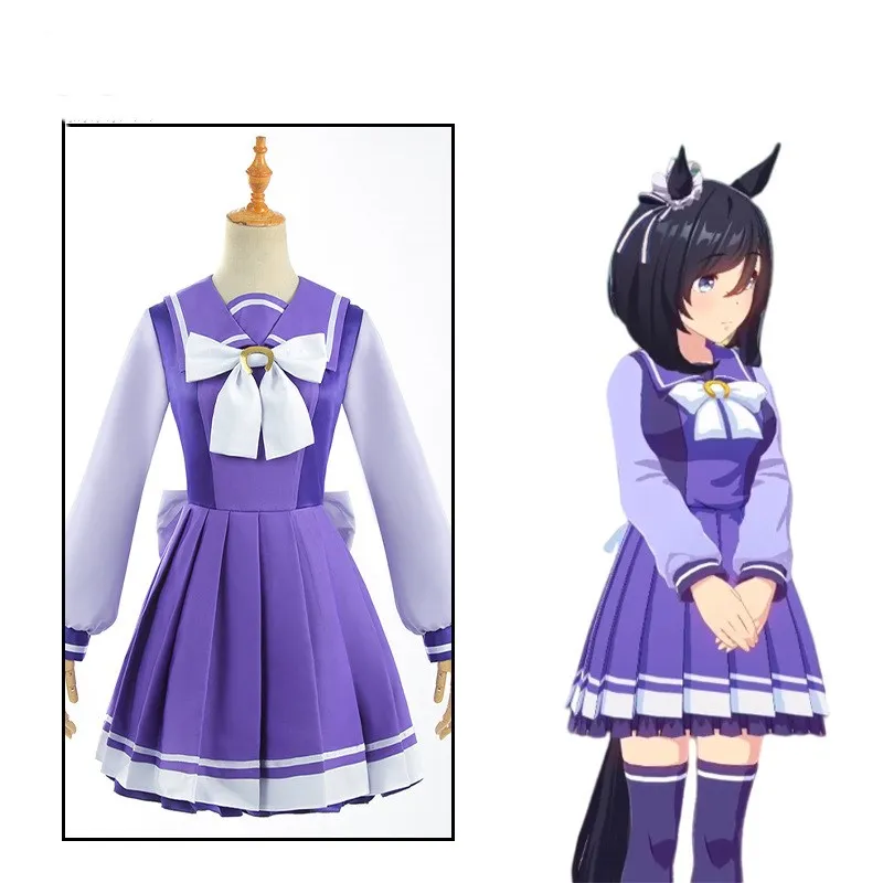 

Аниме! Umamusume:Pretty Derby Special Week платье JK Зимняя школьная форма косплей костюм Хэллоуин женский наряд для вечеринки Новинка 2021