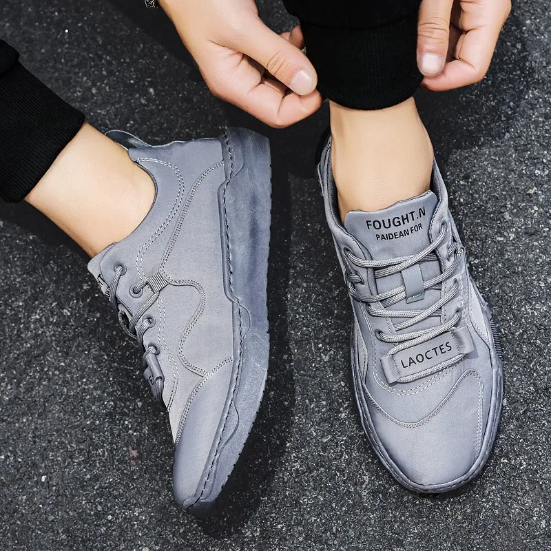 Мужские повседневные туфли дышащие кроссовки новинка 2020 модная удобная ретро