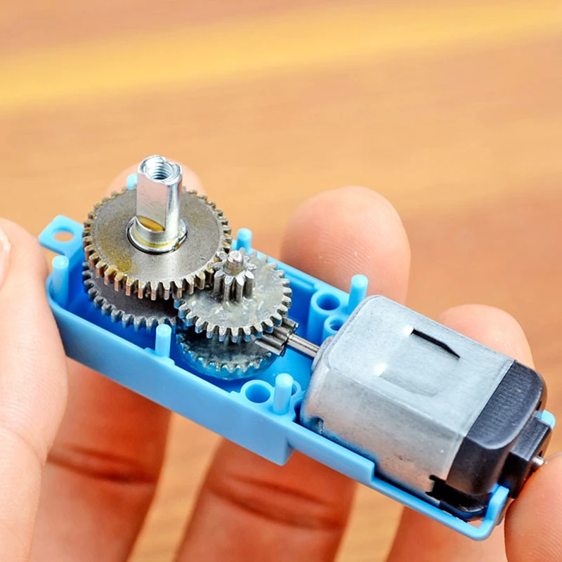 TT с источником питания от постоянного тока 6V 12V Шестерни мотор одиночный/двойной