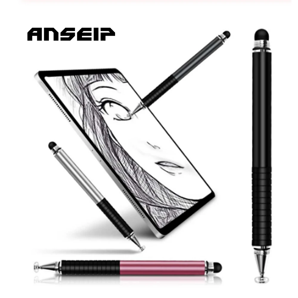 ANSEIP ручка для сенсорного экрана iPhone/Samsung/iPad планшет карандаш рисования 2в1