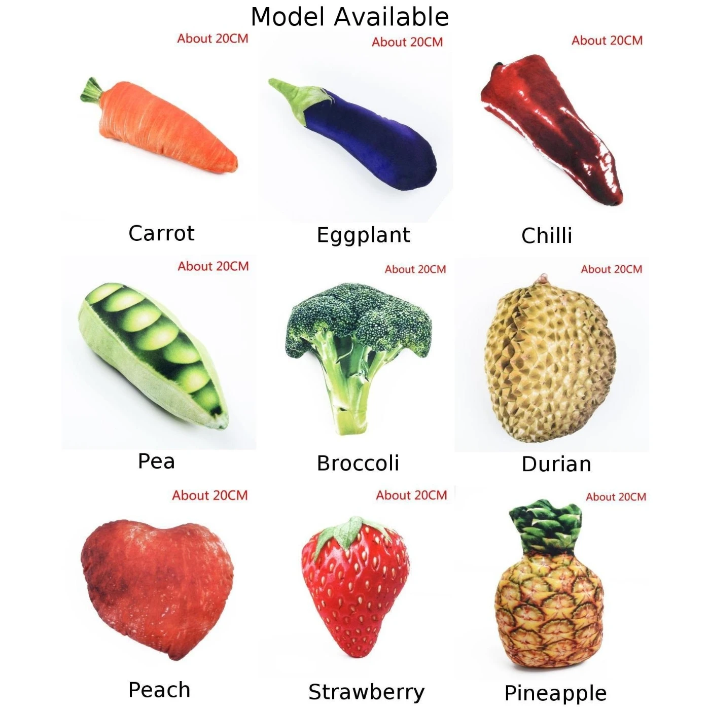 Еда игрушка Фаршированная Подушка Дом Диван 3D фрукты/овощи инструменты | и сад