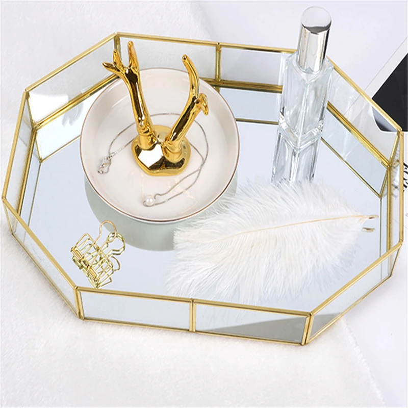 Органайзер для косметики Ins в скандинавском стиле лоток хранения ювелирных