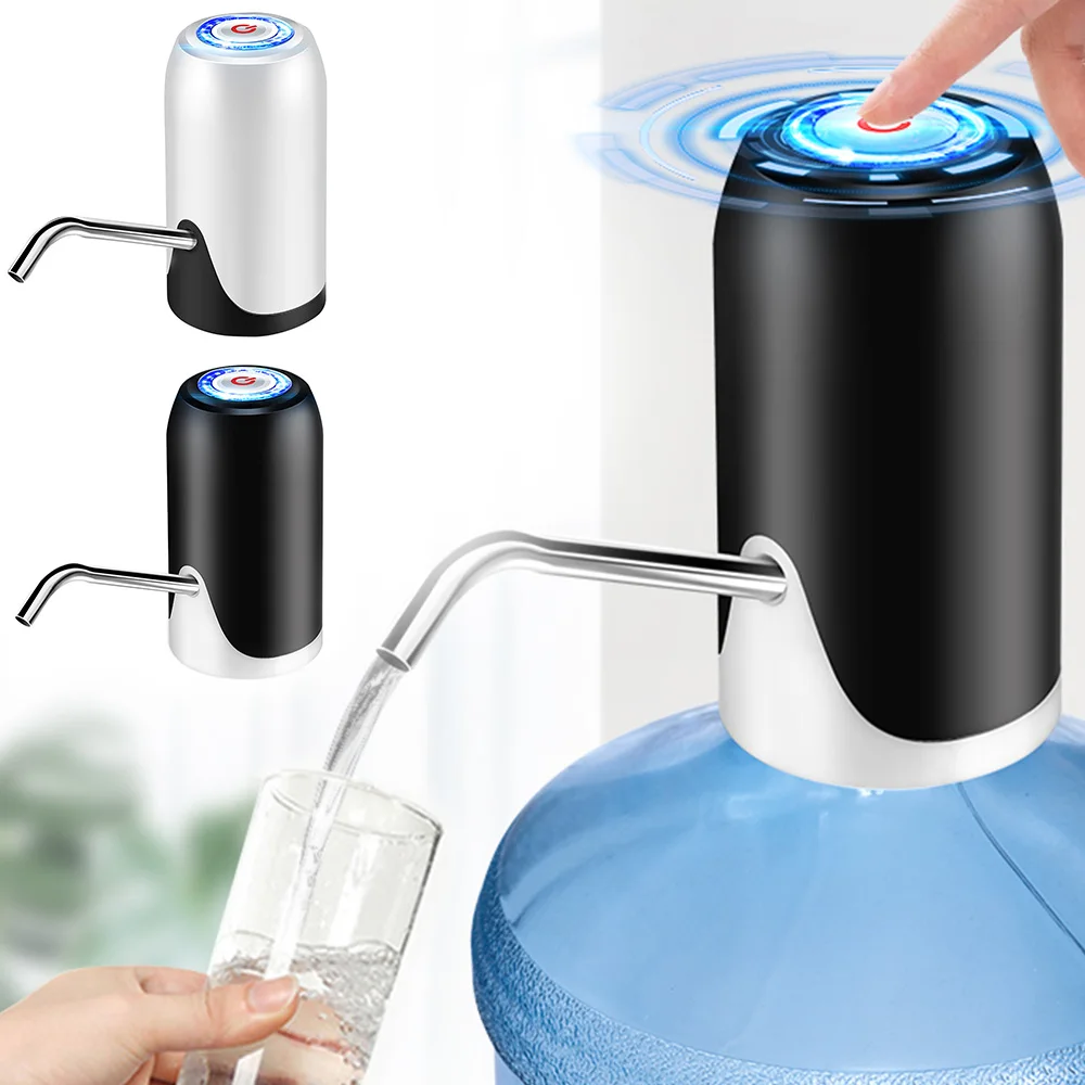 

Бутылка для воды насос зарядка через USB автоматический насос для питьевое воды Портативный Электрический диспенсер для воды бутылка для во...