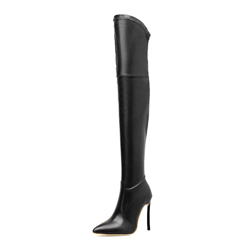 

Shoes 2020 Fast Sell Through Europe and America Boots Over The Knee Sexy Thin Heel High Heel Versatile Show Thin Woman boots