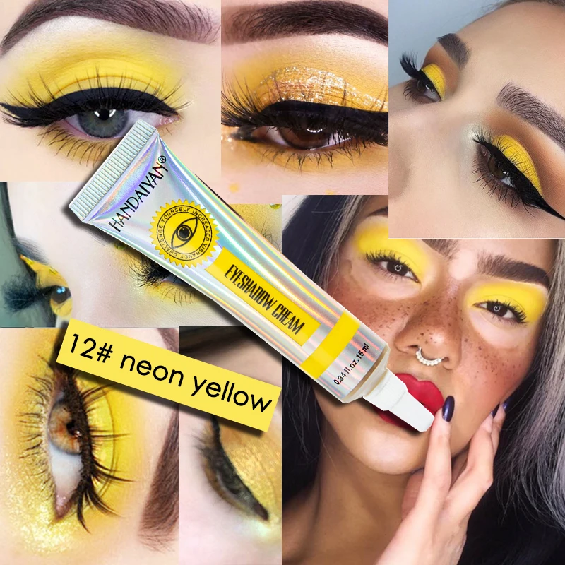 12 цветов белые желтые темные тени для век база крем консилер легкоцветная макияж
