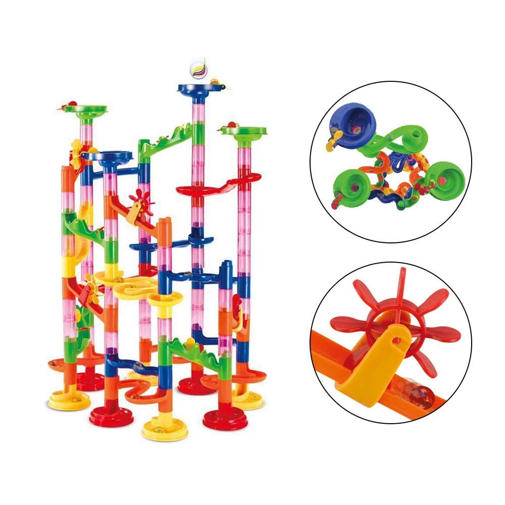 105 шт./компл. Детские мраморные трассы лабиринт для гоночных трасс детские