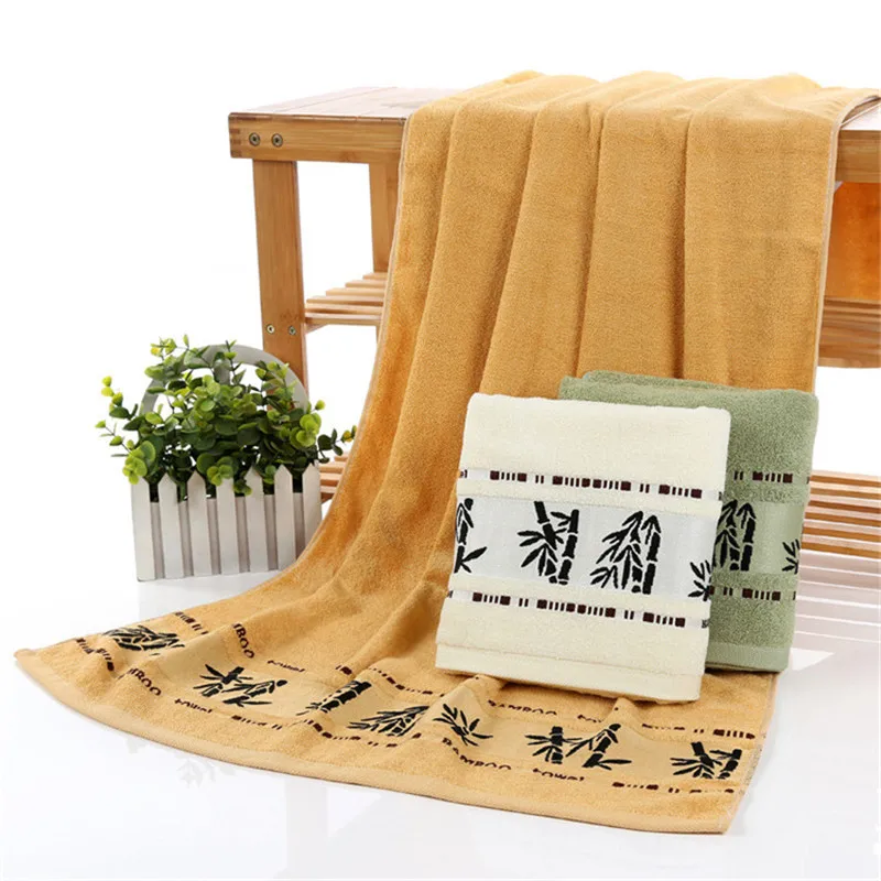 Набор банных полотенец из бамбукового волокна для взрослых 1 шт. 70*140 см банное