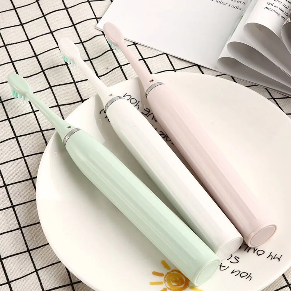 

Rechargeable Electric Toothbrush Sonic Tooth brush 5 Modes Travel Toothbrush 4 Brush Head Waterproof IPX7 Oral Cleaning Care
