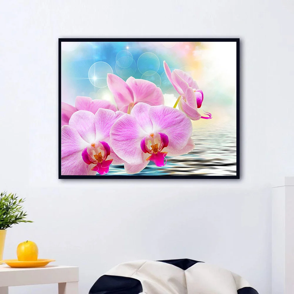 Набор для алмазной вышивки Орхидея 5D|Алмазная мозаика и вышивка| |