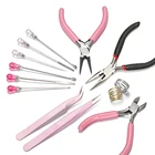 Полимерная ложка, пинцет, игла, ложка, плоскогубцы, набор инструментов для изготовления ювелирных изделий из силикона УФ-отверждаемая эпоксидная смола