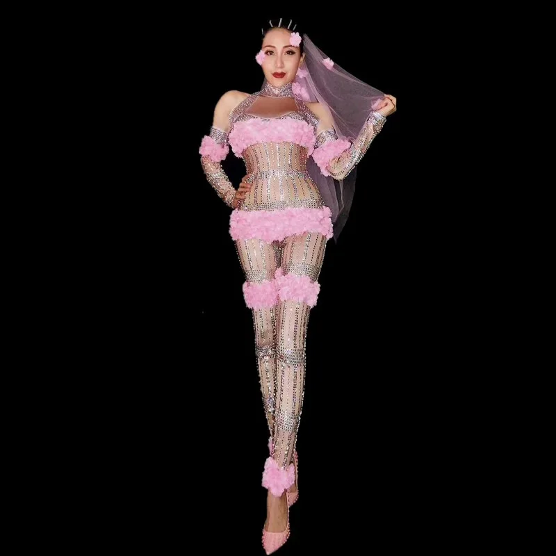 Модные эластичные тонкие Для женщин этап комбинезоны с цветами обувь для ночного