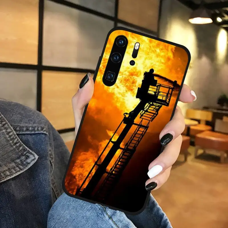 

Firefighter Heroes Phone Case For Huawei honor Mate P 9 10 20 30 40 Pro 10i 7 8 a x Lite nova 5t