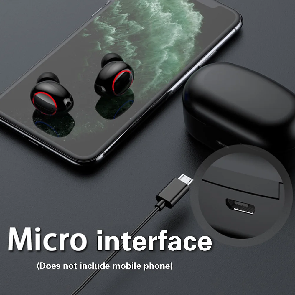 TWS беспроводные наушники Bluetooth 5 1 с 4 наушниками 3D стерео спортивные бизнес