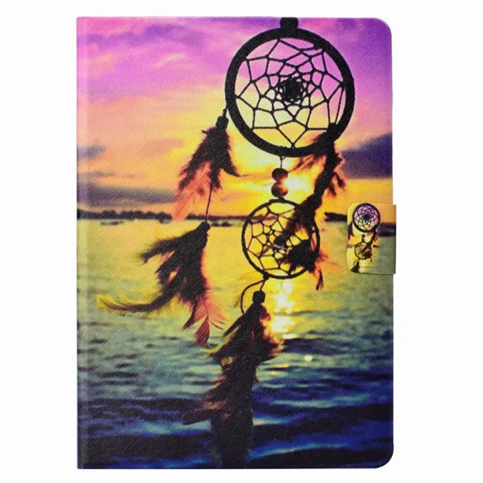 bu meng wang Чехол для планшета для Samsung Galaxy Tab A A6 10," SM-T580 T585 T580 T585N умный чехол Funda с мультипликационным принтом из искусственной кожи кожа+ пленка+ ручка - Цвет: bu meng wang