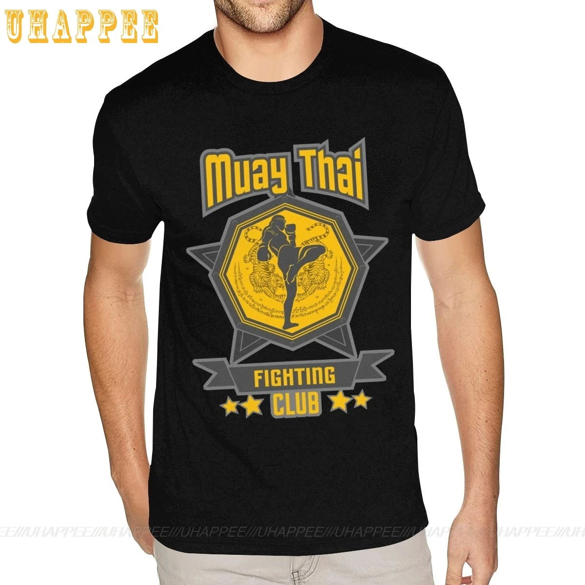 Мужская футболка в стиле ретро Muay Thai Tiger Fighting Club 5XL | одежда