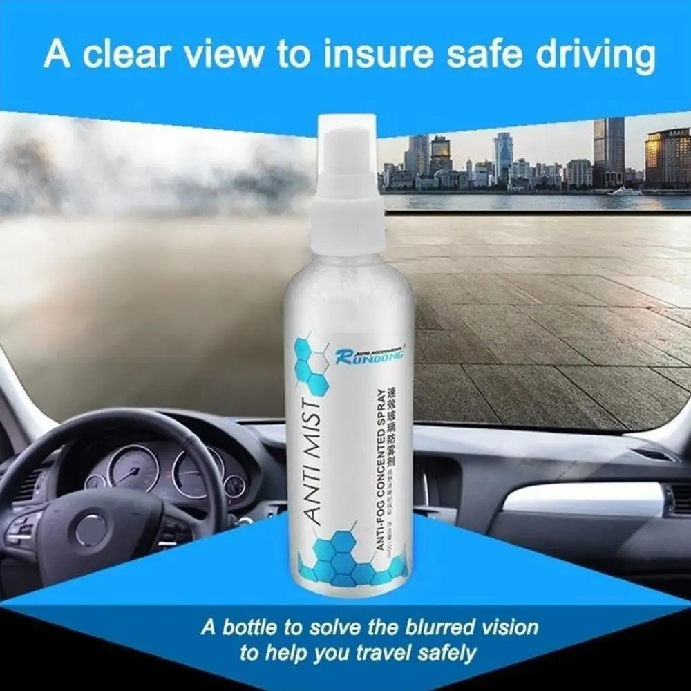 

Hot Anti-fog Agent Mist Liquid Spray For Car Auto Window Clean Glass Windscreen E0A0