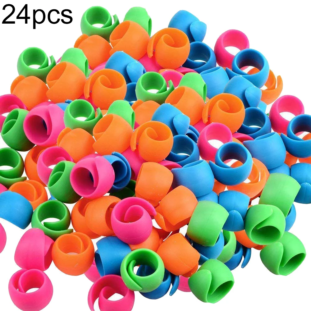 24 шт. силиконовые шпули для швейной машинки|Швейные инструменты и аксессуары| |