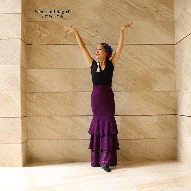 Кружевные женские танцевальные костюмы для девочек Fiamenco Dallroom Waltz, женская одежда Foxtrot DDT06